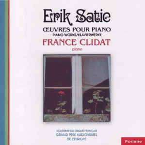 Erik Satie - France Clidat ‎– Oeuvres Pour Piano